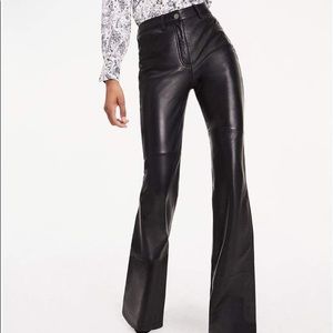 Tommy Hilfiger Zendaya Flared Leather Trouser